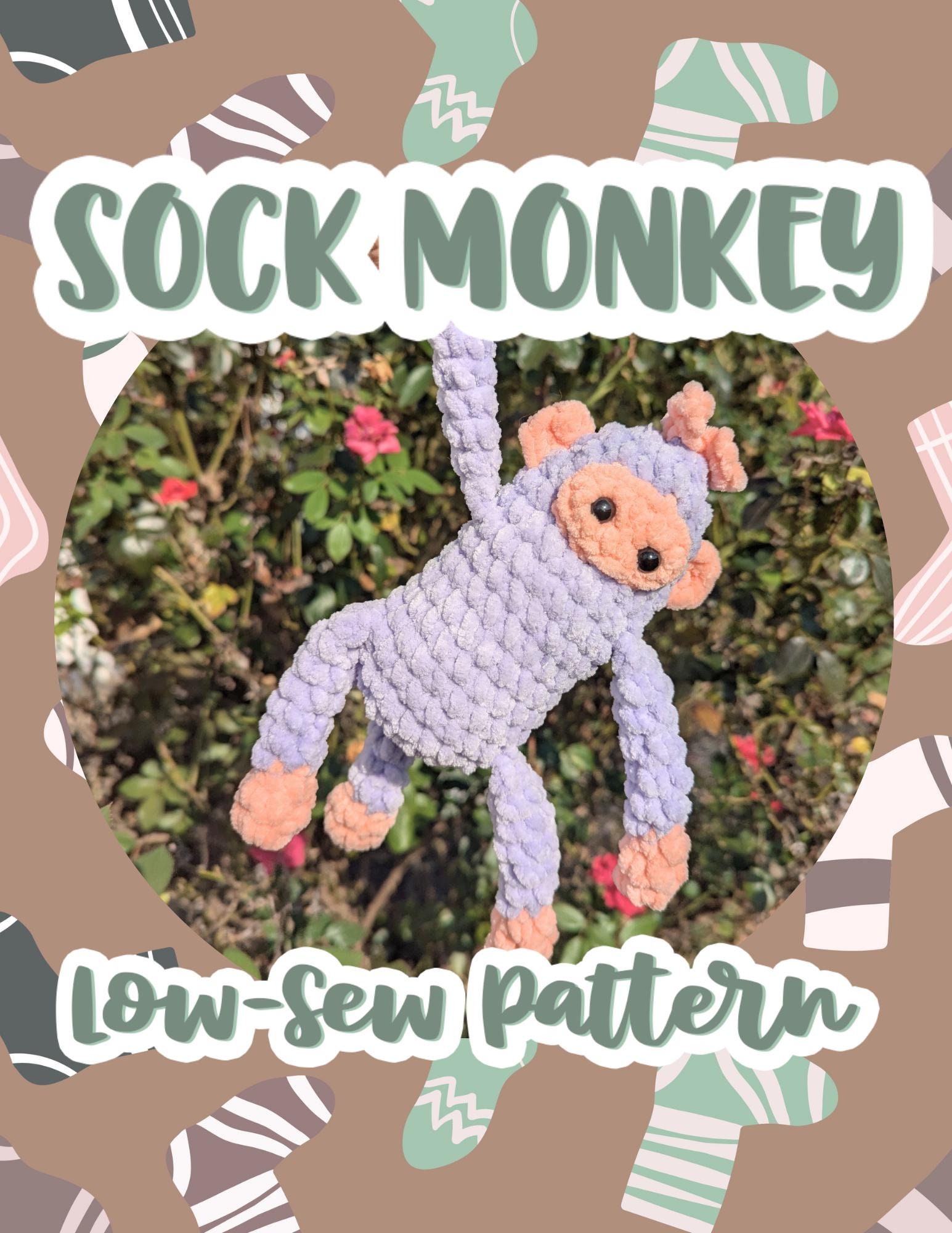Striped Sock Monkey UK - Main Image