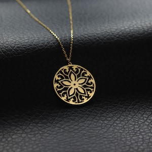 Chakra Venus Flower Necklace The Chakra Harmony Pendant Ethereal Balance Necklace