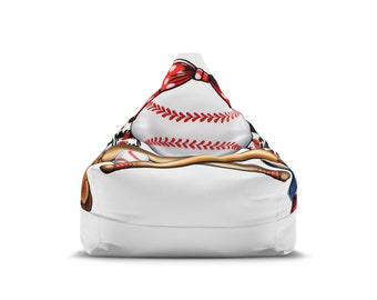 Home Run Comfort: Baseball Bean Bag Chair