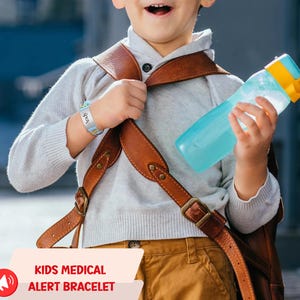 Farm Animal Kids Medical ID Bracelet – Allergy Alert – Custom Engraved Silicone – Cute Adjustable Wristband for Toddlers & Children