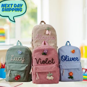 Sac à dos personnalisé pour enfant, sac à dos personnalisé pour tout-petit, sac à dos pour enfant avec nom, cartable pour enfants, sac à dos cadeau d'anniversaire, sac à dos préscolaire