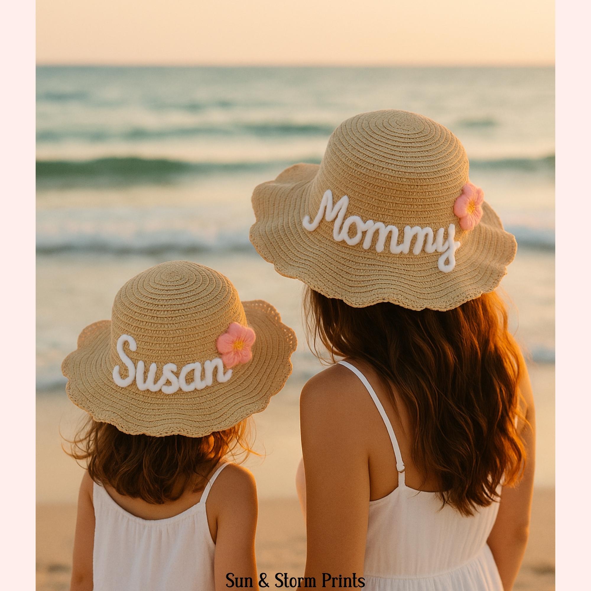 Coord. Mother & Daughter Beach Sun Hats How to stay modest at the beach | Your guide to modest  main image 2