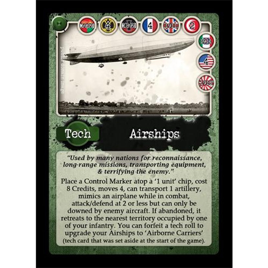 WW1 1914 Historical Deck V5.2 | Axis & Allies + Global WW1