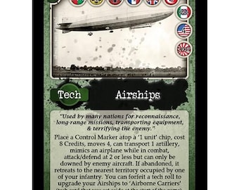 WW1 1914 Historical Deck V5.2 | Axis & Allies + Global WW1 Compatible (72 Cards)
