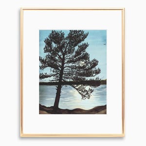 Muskoka Kiefer Aquarell Kunstdruck