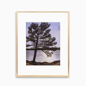 Muskoka Kiefer Aquarell Kunstdruck