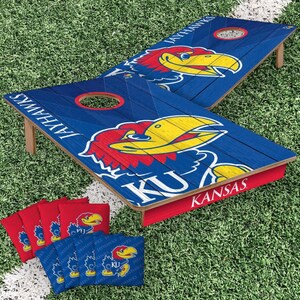 Kansas Jayhawks Cornhole Boards 2x3 (Officially Licensed)