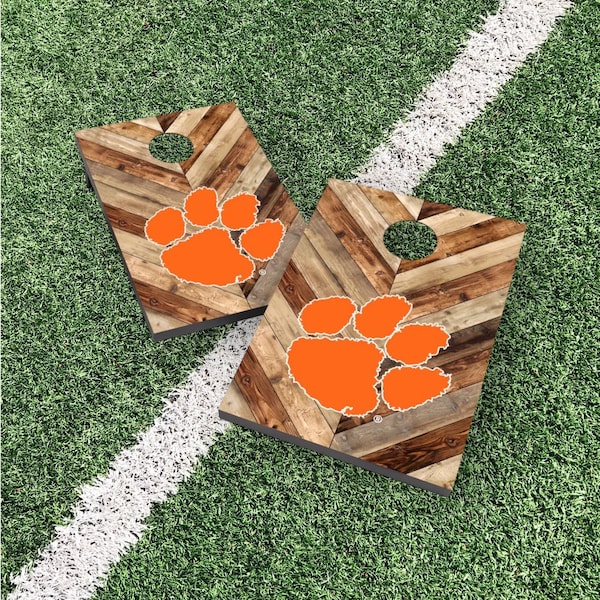 Clemson Tigers Cornhole Boards 2x3