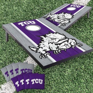 TCU Horned Frogs Cornhole Boards 2x3 (Officially Licensed)