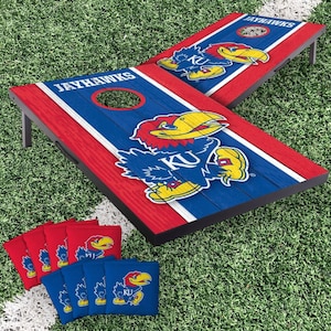 Kansas Jayhawks Cornhole Boards 2x3 (Officially Licensed)