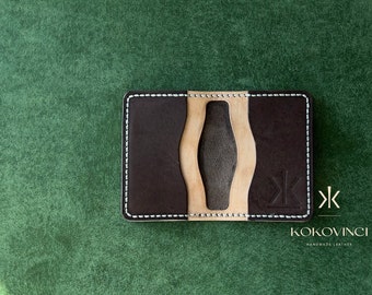 The most Expensive Handmade one piece only Old Money Style Handmade Genuine Leather Wallet