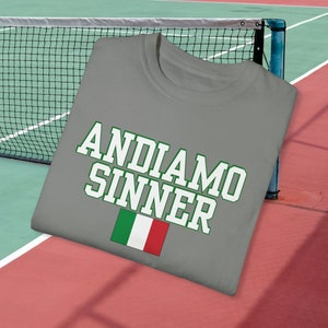 Jannik Sinner Adiamo Italian Tennis T-shirt