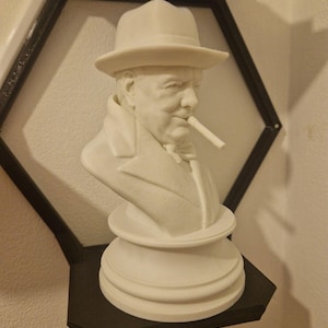 Winston Churchill Büste - Britischer Führer Sammlerstatue Einzigartiges Geschenk