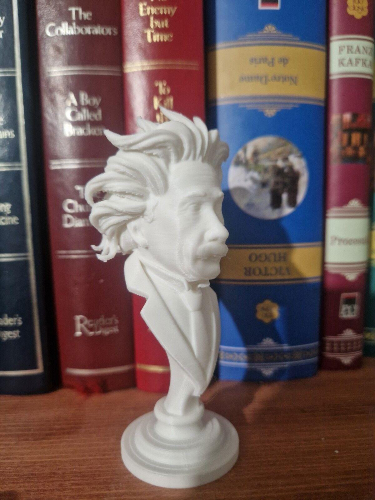 Bust Albert Einstein Statue - Science Desk Decor Home Art Gift - Etsy