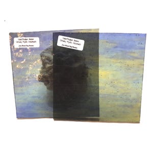Violet/Medium Amber Streaky Mystic Wissmach Stained Glass Sheet 6x6&quot; mosaic art stained glass Any quantity ships for 5.99 total