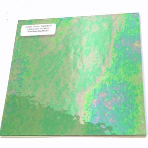 New Garden Green Luminescent Fusible 96 Wissmach Stained Glass Sheet 6x6"  mosaic art Any quantity ships for 5.99 total shipping