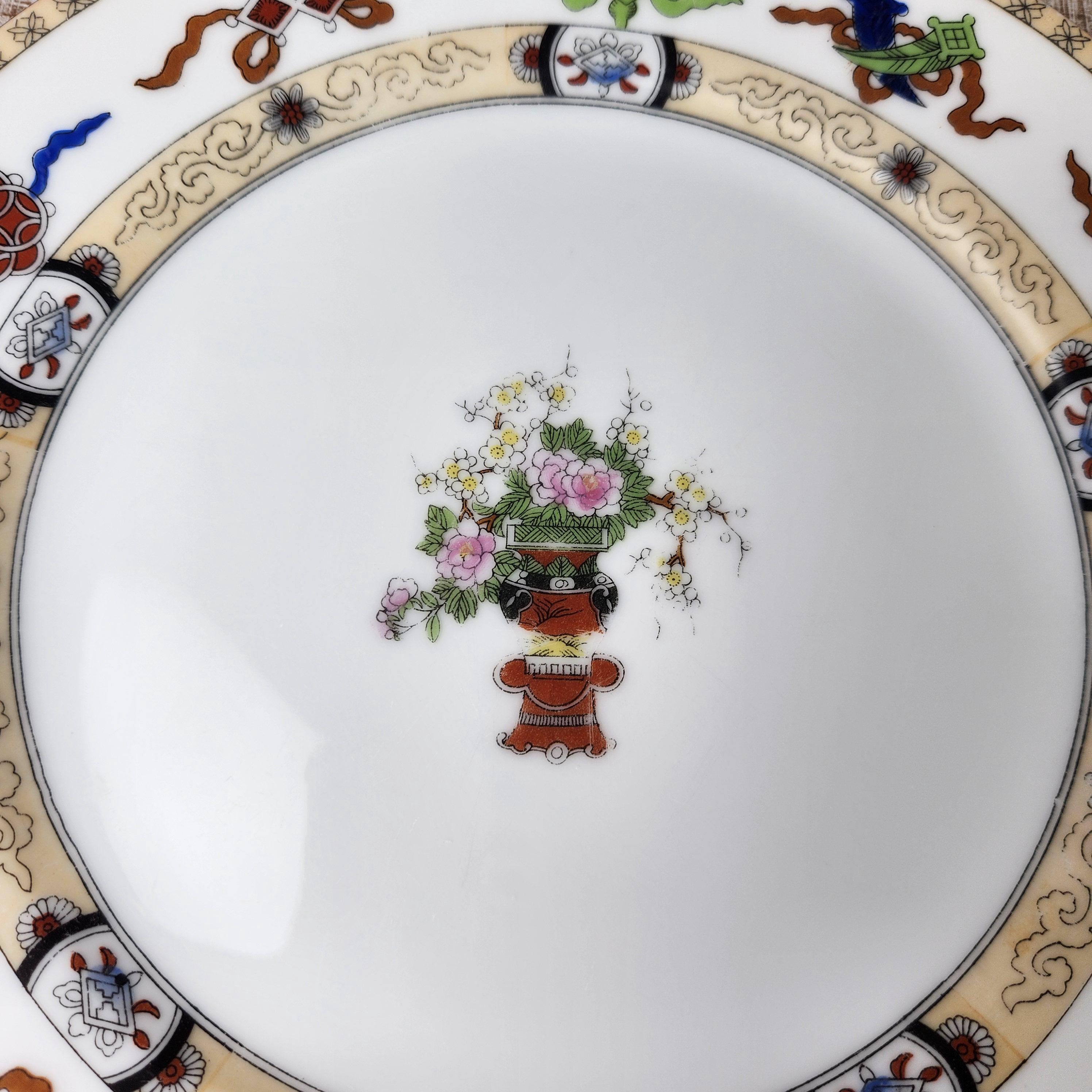 Noritake LAZARRE プレート オールドノリタケ Antique Noritake Lazarre Dinner Plate, Floral Urn, Gold Accents - Etsy