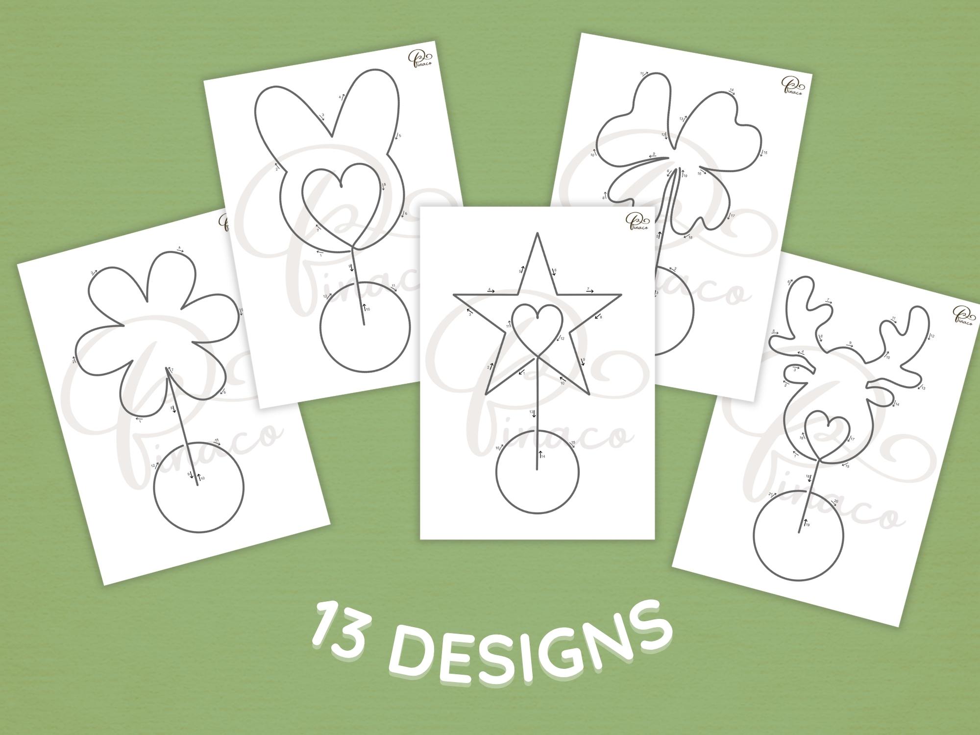 Knitted Wire Art Stands & Frames | Tricotin Templates | DIY Display ...