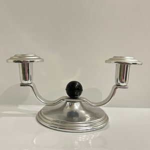 Vintage silver plated candlestick home decor candle holder