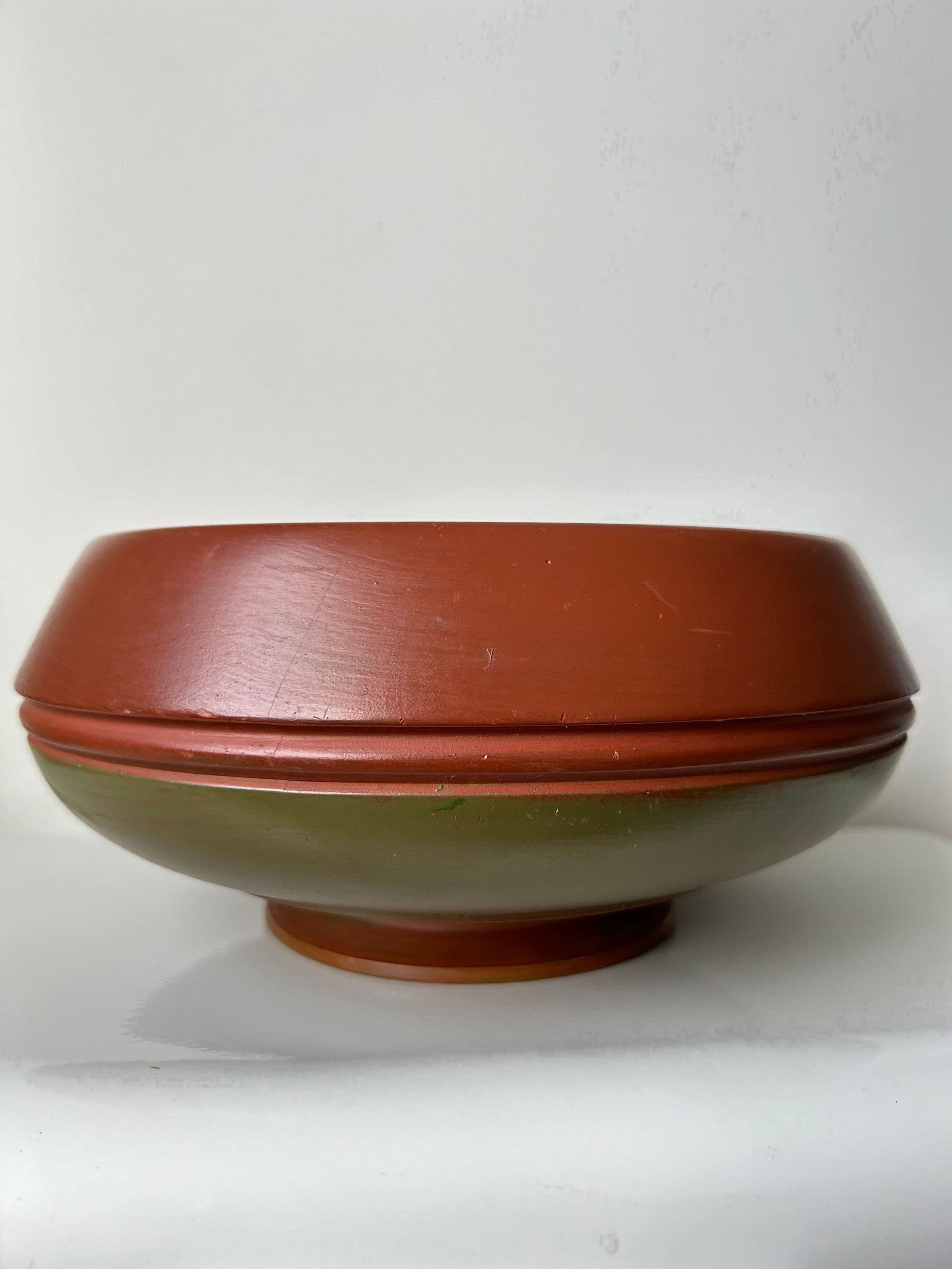 ノルウェーのローズマリング社による手描きのヴィンテージ木製ボウル