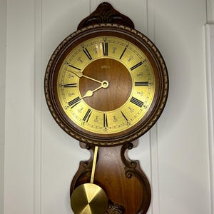 Emes vintage wandklok - wanddecoratie van Duitse makelij