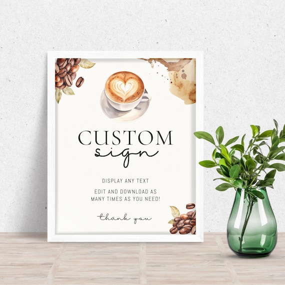 "A Baby Is Brewing" Banner Set - 3-Piece Coffee Theme Baby Shower Decorations