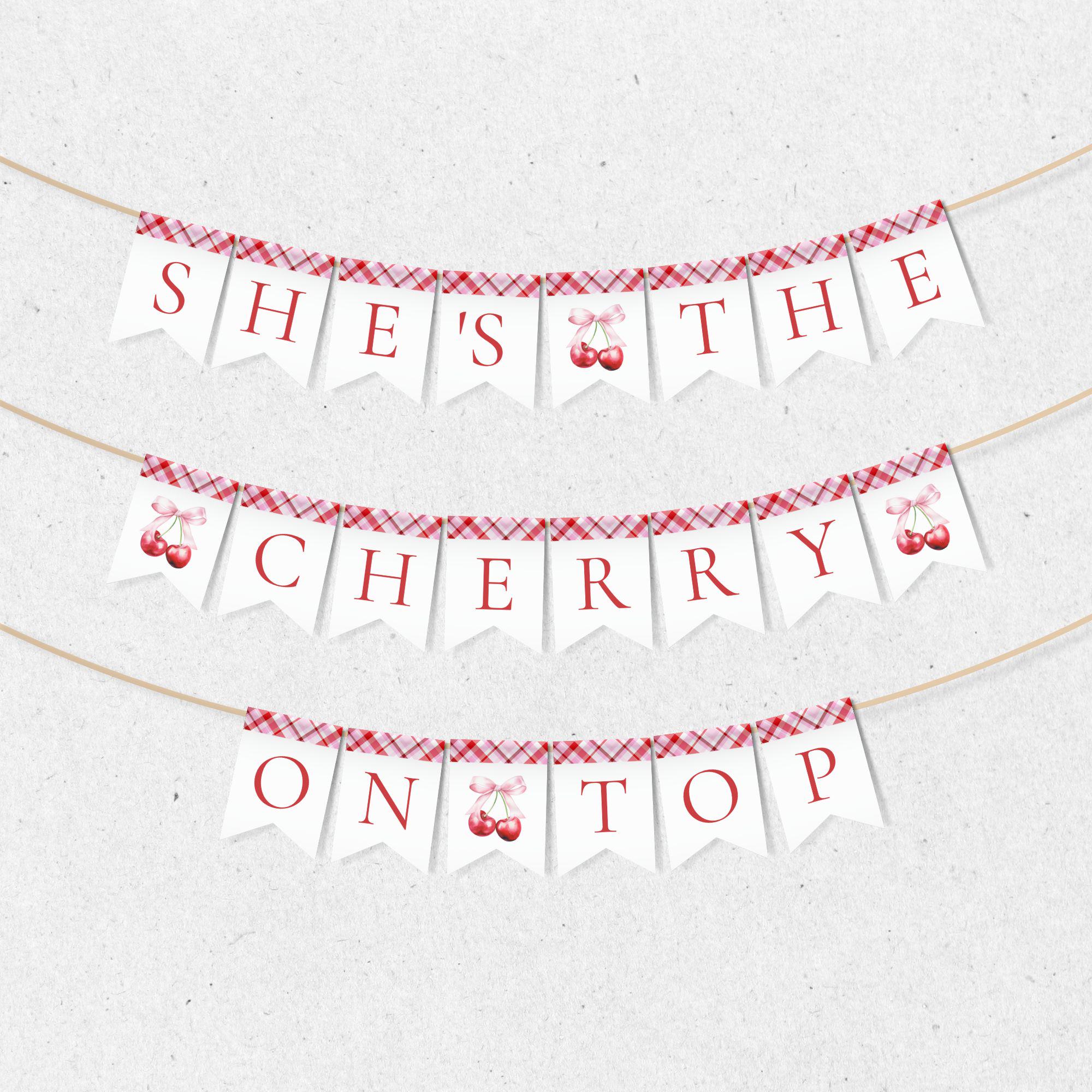 50 Etichette Di Ringraziamento A Tema Ciliegia Con Cordino - Decorazioni Per Feste, Bomboniere, Compleanno Ragazze, Fidanzamento E Matrimonio - 5