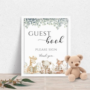 New Chapter Baby Shower Guestbook Sign, Storybook Guest Book, Baby Shower Decoration, Welcome Table Decor, Printable Instant Download BB-001