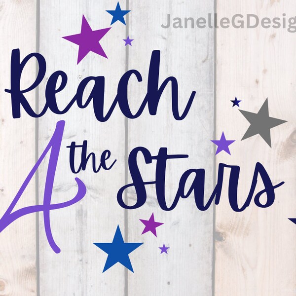 Reach 4 the Stars SVG PNG