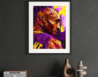 Kobe Bryant / Poster Art Print