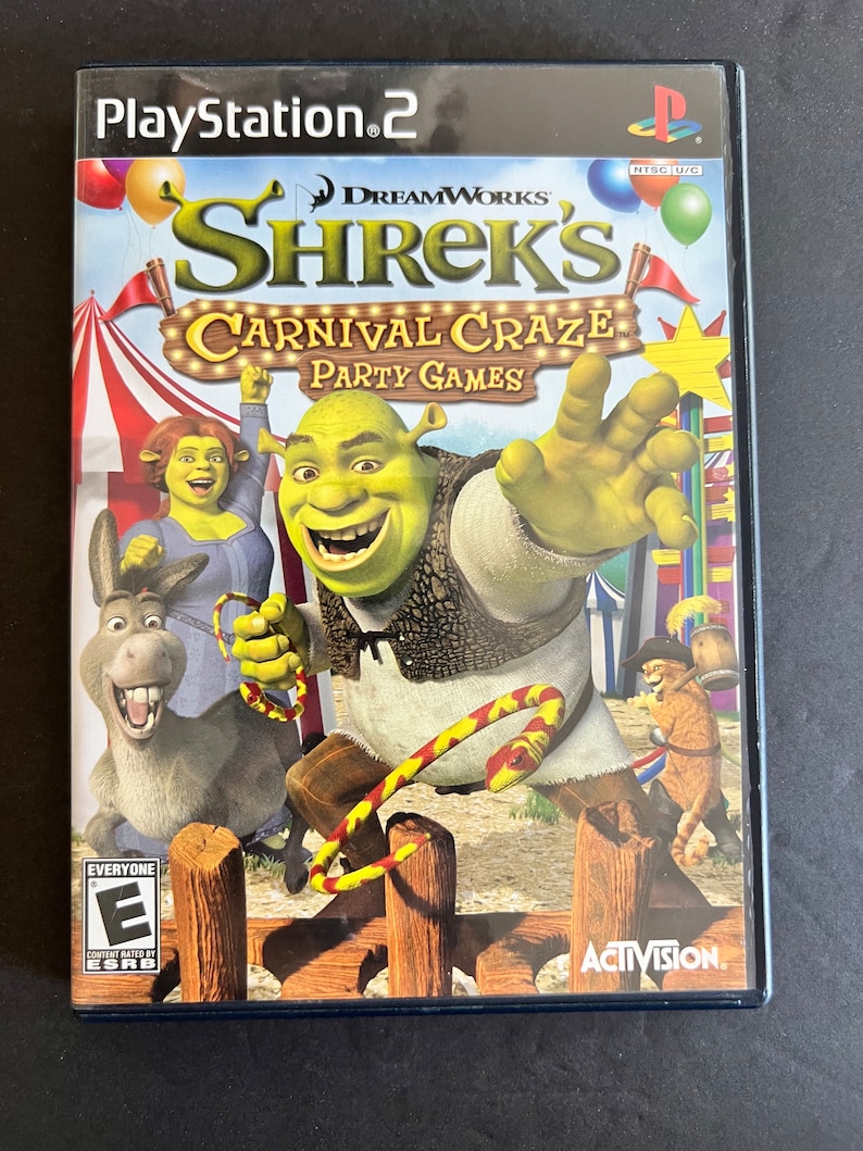 PS2 - Shrek’s Carnival Craze Party Games - Etsy
