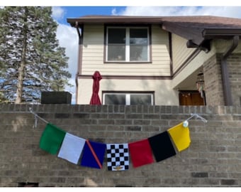 Felt Racing Flag Race Flags on Poles - Etsy