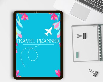 Travel Adventure Planning | Vacation Itinerary Planner | Travel Budget Tracker Spreadsheet| Packing List for Wanderlust | Travel Tips Guide