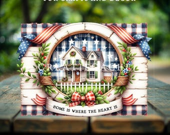 American Flag Farmhouse DIY Signs, Sublimation, 4th of July PNG for crafts, decor