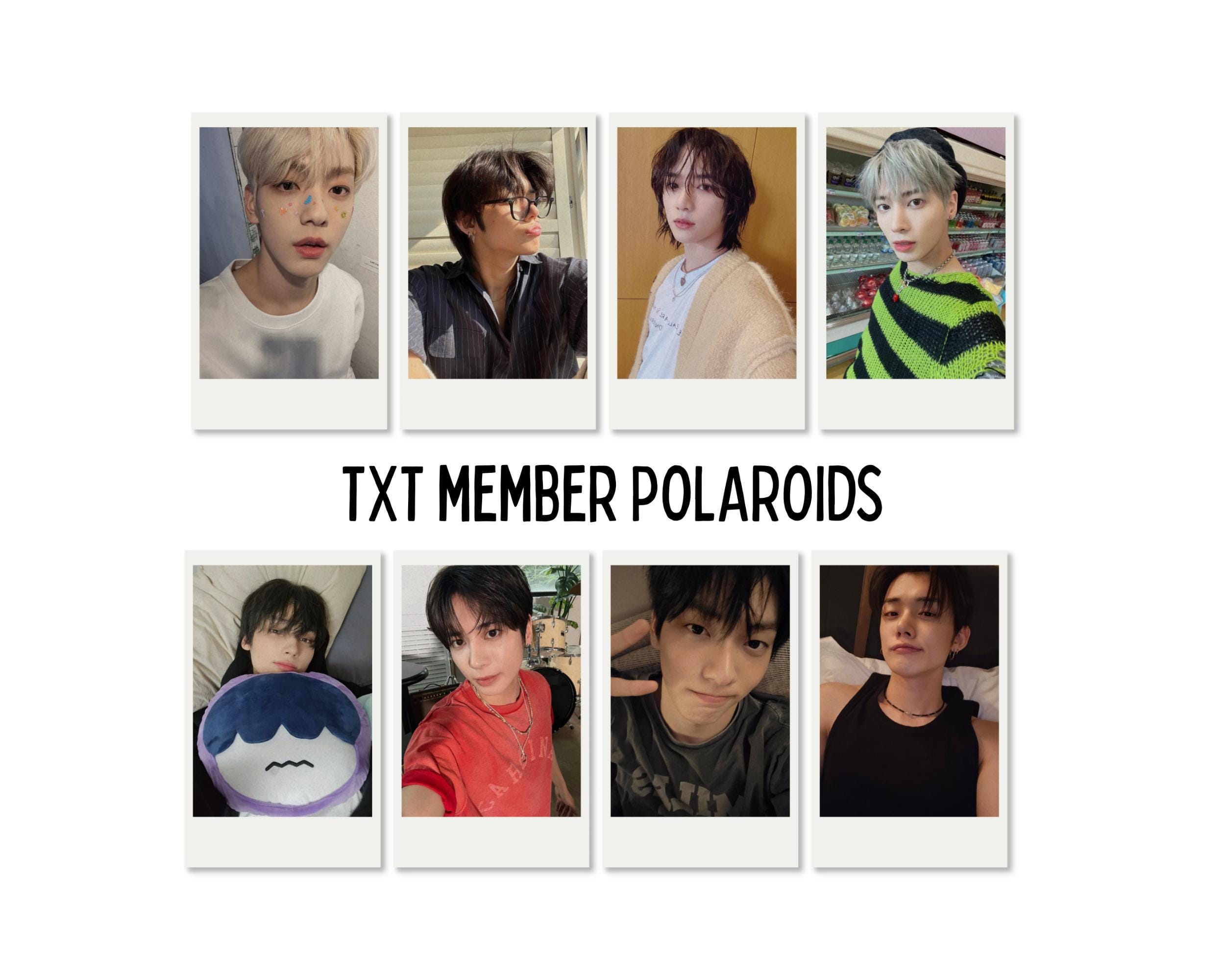 Txt Polaroids - Etsy