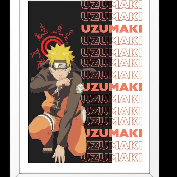 Anime Poster - Naruto Uzumaki - Shippuden Print