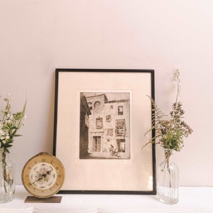 Antique Spanish Lithograph