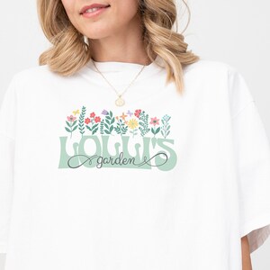 Lolli&#39;s Garden Lolli Shirt Blessed Lolli In My Lolli Era Promoted To Lolli Mother&#39;s Day Gifts for Lolli
