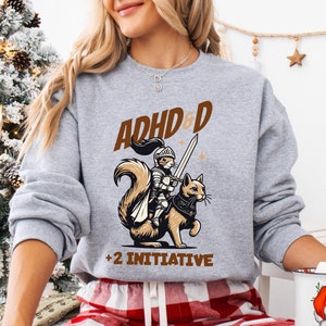 ADHD & D +2 Initiative Shirt Neuro Spicy ADHD Awareness On A Side Quest Unhinged Neurospicy Neurodiversity Shirt Humor AuDHD Awareness Shirt