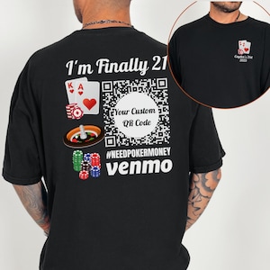 Custom Digital Download Need Poker Money Shirt 2004 2005 21st Birthday Celebration Gift Custom Birthday Turning 21
