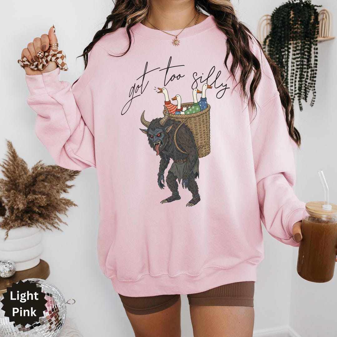 Funny Krampus Goose Yule Christmas Sweatshirt Icelandic Folklore ...