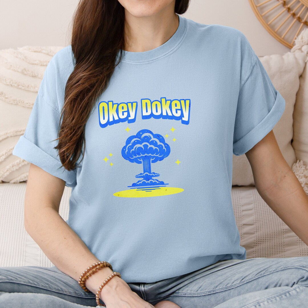 Okey Dokey Post Apocalyptic Shirt Radiation Radioactive Biohazard Space ...