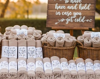 Pashmina Shawl, Wedding Favors Shawl for Guests in Bulk, Bridal Shower Favors, Fall Wedding Favors