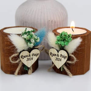 Personalized Wedding Favors for Guests in Bulk Rustic Wedding Favors Bridal Shower Favors Wedding Candles Favors Christmas Wedding Favor US