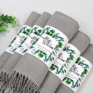 Pashmina Scarf Shawls: Wedding Party Favors, Bridesmaid Gifts