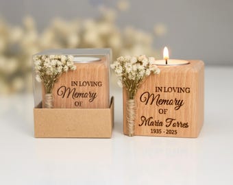 Bomboniere funebri per gli ospiti, candele personalizzate incise, bomboniere per la celebrazione della vita, candele commemorative, ricordo funebre, candele personalizzate