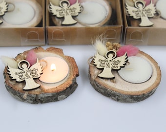 Bulk Memorial Gifts For Funerals, Personalized Funeral Favors Candles With Tag, Celebration Of Life Favors, Grief Favors, Funeral Favors, NE