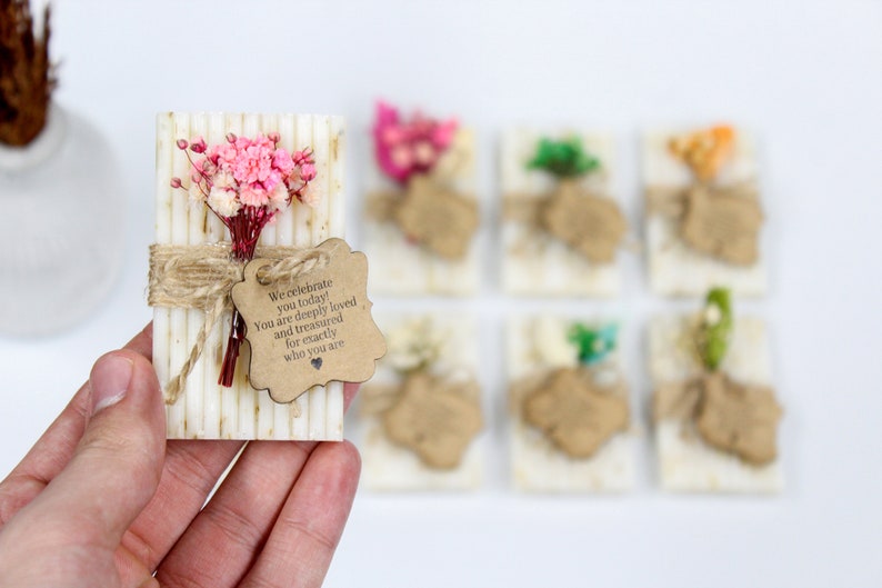 30Pcs Bridal Shower Soap Favors Wedding Soap Favors For Guests in Bulk Personalized Soap Gifts Handmade Soap Favors Mini Soap Favors image 6