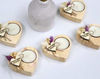 100 Pcs Bulk Wedding Favors Candle Personalized Tealight Candle Holder Wedding Favor for Guests Rustic Wedding Candle Favors Candle Favor