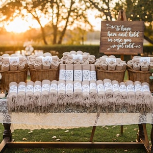 Personalized Wedding Favors, Pashmina Shawl, Bridal Shower Favors, Fall Wedding Favors, Wedding Favors for Guests in Bulk